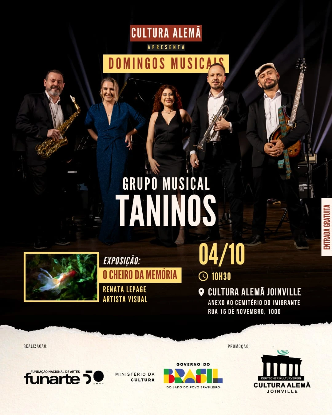 Domingos Musicais de outubro